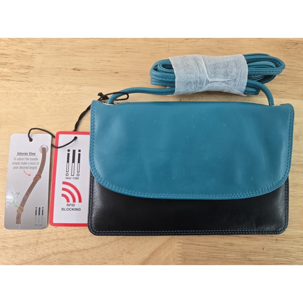 ili‎ New York Leather Crossbody Bag RFID